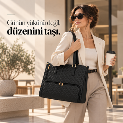 Modivra® 3’ü 1 Arada Deri Tote Çanta